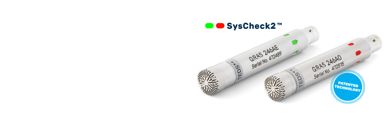 全新内置 SysCheck2  声学传感器